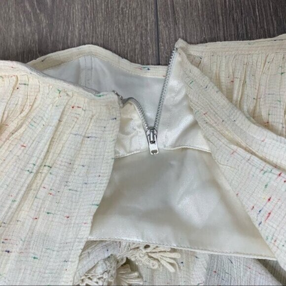 Revolve Tularosa Amelia Top Crop Off The Shoulder Blouse Boho chic Size Small - Picture 14 of 16